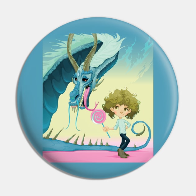 Dragon Child Pin by ddraw