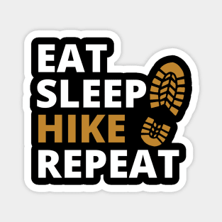 Eat Sleep Hike Repeat Magnet