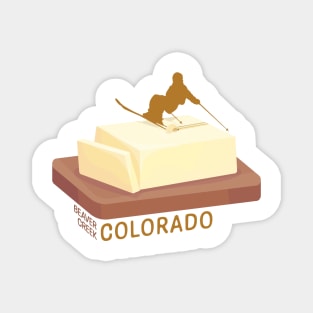 Ski Butter Carving | Beaver Creek Colorado Magnet