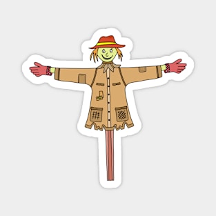 The friendly scarecrow Magnet