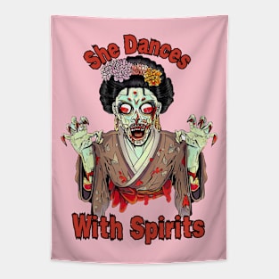 Japanese zombie girl Tapestry