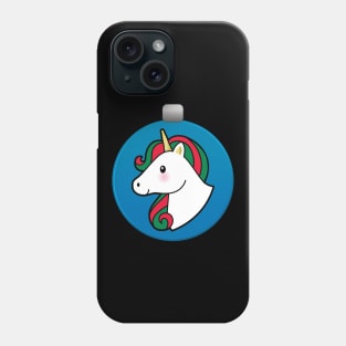 Unicorn Christmas Ornament Phone Case