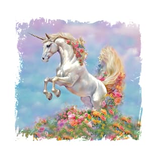 Unicorn in Flowers T-Shirt