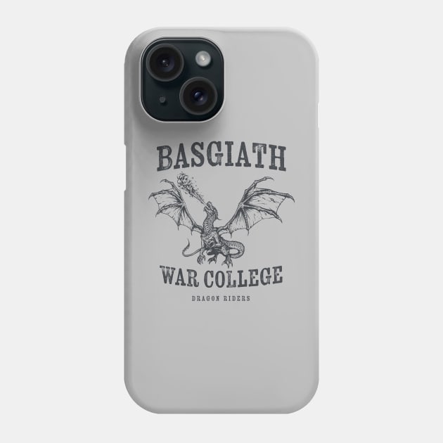 Fourth Wing Romantasy Fantasy - YA Dark Academia books Phone Case by OutfittersAve