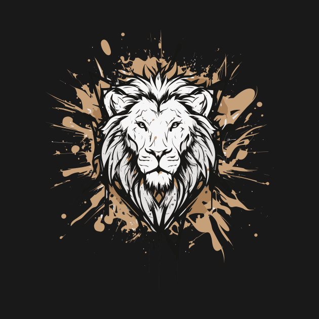 Graffiti Paint Lion Creative Inspiration by Cubebox