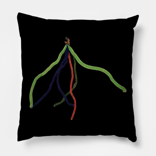 Animated Squiggly Pop Art, Mug, Mask, Tote Pillow by DeniseMorgan