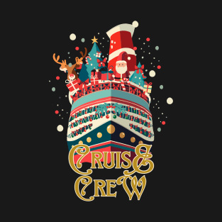 Cruise Crew Christmas Boat Trip Matching Holiday Pajamas T-Shirt