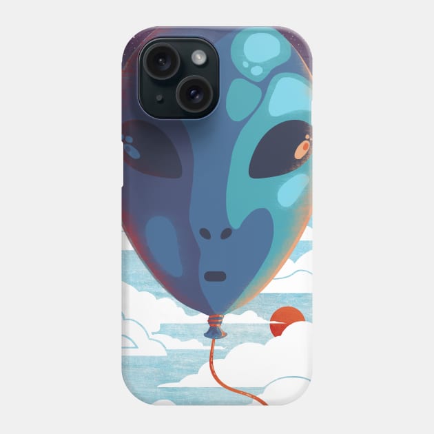 Spy Balloon Phone Case by beesants