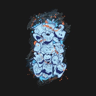 Blue Blobs T-Shirt