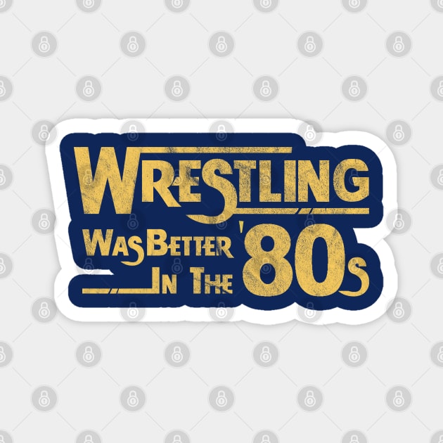 80s Wrestling Magnet by Totally Major