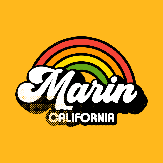 Groovy Rainbow Marin California by rojakdesigns