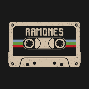 Personalized Ramones Name Birthday Vintage Cassette Tape T-Shirt