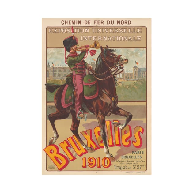 Bruxelles Belgium Vintage Poster 1910 by vintagetreasure