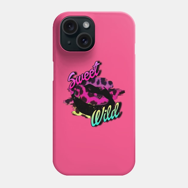 Sweet and Wild Phone Case by American Phoenix 