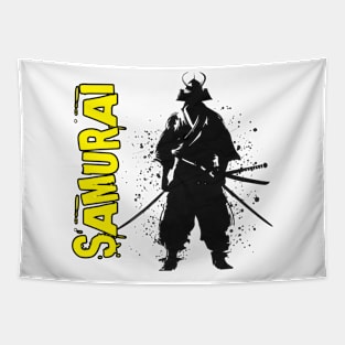 Japanese samurai minimalist art Tapestry