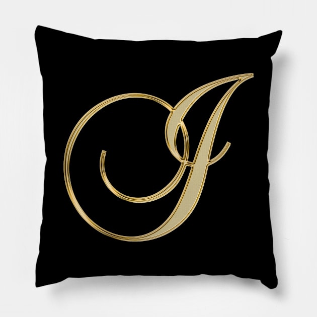 Fanny Letter J Pillow by hsmaile