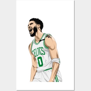 Jayson Tatum Jersey Poster for Sale by designsheaven