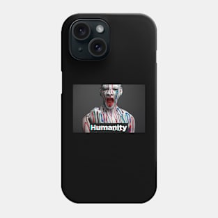 man with dripping colors Phone Case