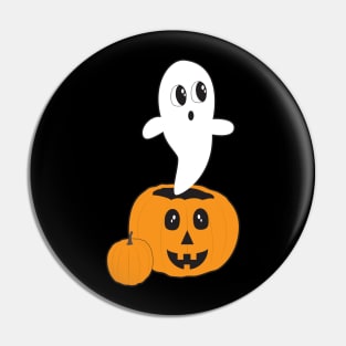 Haunted Jack O Lantern Pin