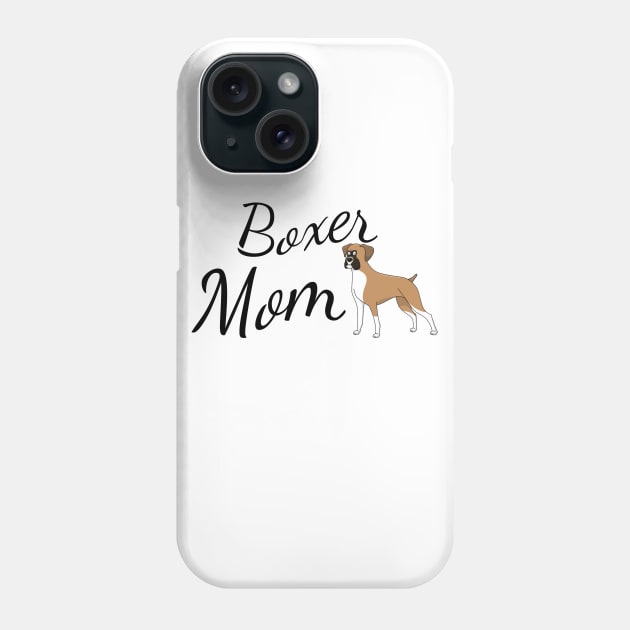 Boxer Mom Phone Case by tribbledesign