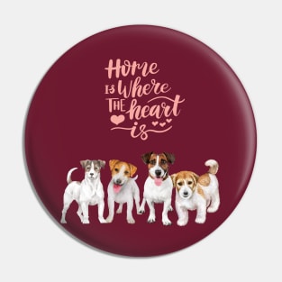 Jack Russell Terrier Dogs Pin