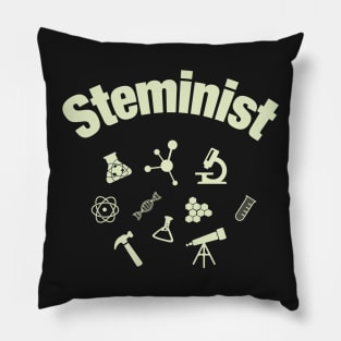 Steminist Scientist Pillow