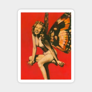 Vintage Fairy Pin-up Magnet