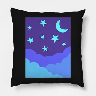 Blue and Purple - "Mallow" Pillow