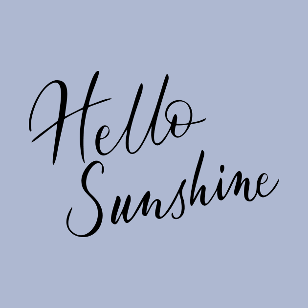 Hello Sunshine Black by Oceanacraft