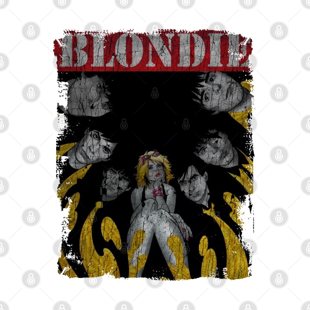 TEXTURE ART - BLONDIE ROCKBAND by ZiziVintage