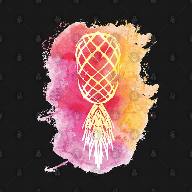 Subtle Swinger Sign Upside Down Pineapple by AutomaticSoul