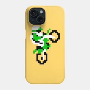 Vintage Motorcycle Videogame pixelart Phone Case