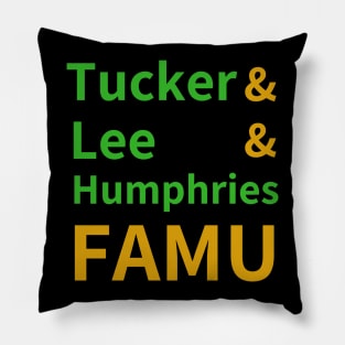 Tucker, Lee, Humphries, FAMU Pillow