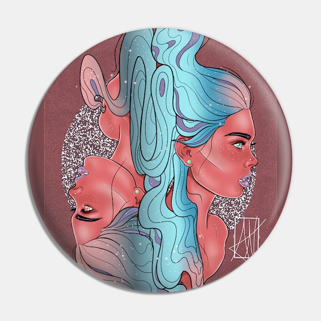 The Twins -V1 Pin by NedzelskiDesigns