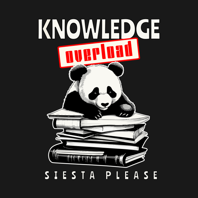 Panda siesta knowledge overload by Graffik-Peeps