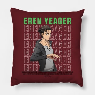 Eren Yeager Pillow