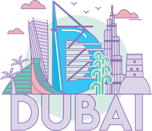 Dubai, United Arab Emirates Magnet