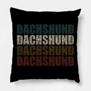 Dachshund Dad - Funny Dog Lovers Gift For Papa Pillow