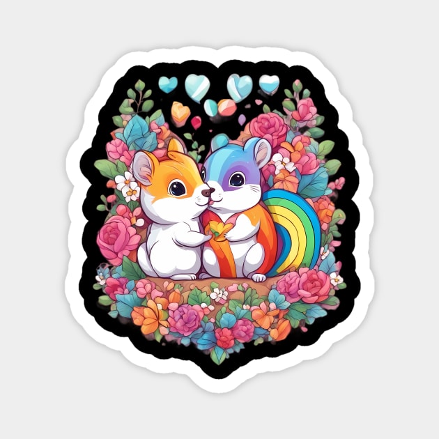 Little Baby Squirrel Magnet by animegirlnft