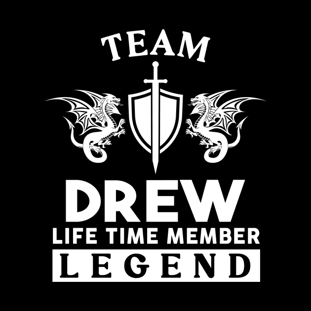 Drew Name T Shirt - Drew Life Time Member Legend Gift Item Tee by unendurableslemp118