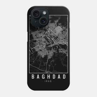 Baghdad Iraq Minimalist Map Phone Case