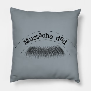 Mustache Dad  👨🏻👴🏻 Pillow