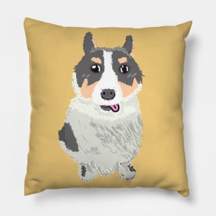 furry dog mate Pillow