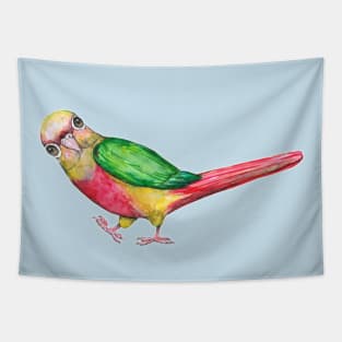 Very cute pineapple conure Tapestry