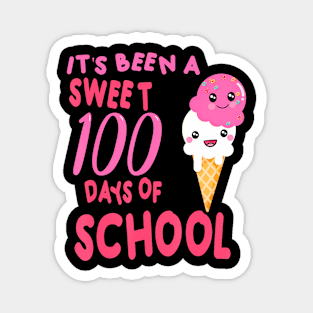 Ice Cream Cone 100 Days Of School Teacher Magnet