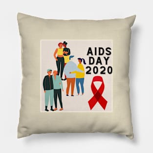 World AIDS day Pillow