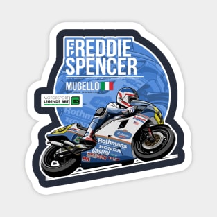 Freddie Spencer - 1985 Mugello Magnet