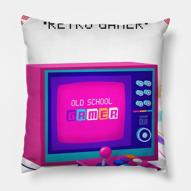 Let's keep it classic and be a retro gamer ! Pillow by ForEngineer