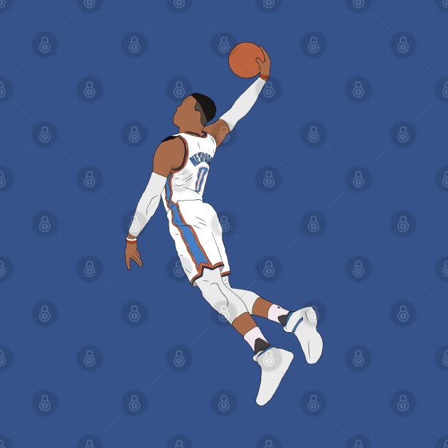 Russell Westbrook Dunk by rattraptees