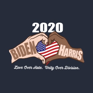 Biden Harris 2020 Hands In Heart Shape T-Shirt